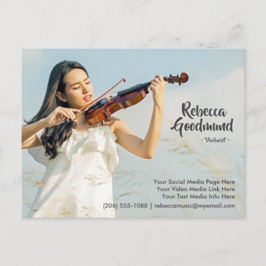 Carte Postale Modèle Actor Entertainer Photo Comp Modèle (Devant)