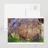 Carte Postale Modèle archaïque d'art rock (Devant / Derrière)