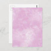 CARTE POSTALE MODÈLE ARRIÈRE - PLAN TEXTURES DE COTON-CANDY ROSE (Devant / Derrière)