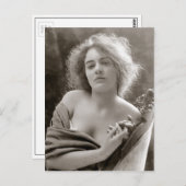 Carte Postale Modèle artistique, 1900 (Devant / Derrière)