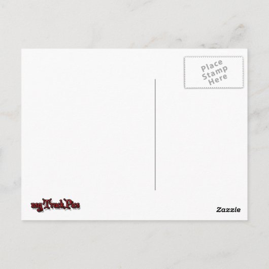 Carte postale modèle B Brown (Dos)