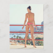 Carte Postale Modèle Bikini (Devant)