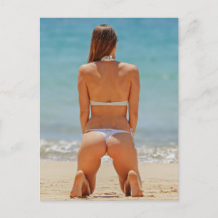 Carte Postale Modèle Bikini