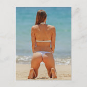 Carte Postale Modèle Bikini (Devant)