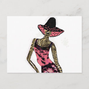 Carte Postale "Modèle Catwalk"*