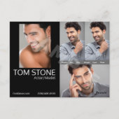 Carte Postale Modèle Comp. Comp. intérimaire (Dos)