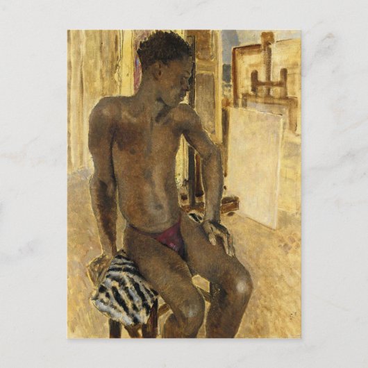 Carte Postale Modèle dans le Studio par Philpot (Devant)