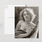 Carte Postale Modèle d'artistes, 1900 (Devant / Derrière)
