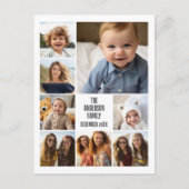 Carte Postale Modèle de 6 photos avec 2 lignes de texte (Devant)