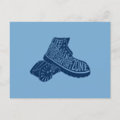 Carte Postale Modèle de baskets  (Devant)