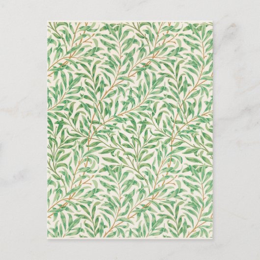 Carte Postale Modèle de branche de saule William Morris (Devant)