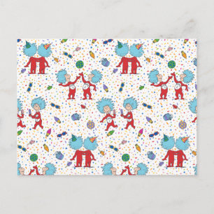 Carte Postale Modèle de célébration de Chose Une Chose Deux