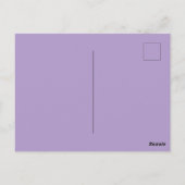 Carte Postale Modèle de code QR moderne modifiable | Purples (Dos)