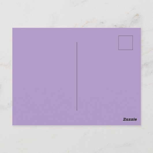 Carte Postale Modèle de code QR moderne modifiable | Purples (Dos)