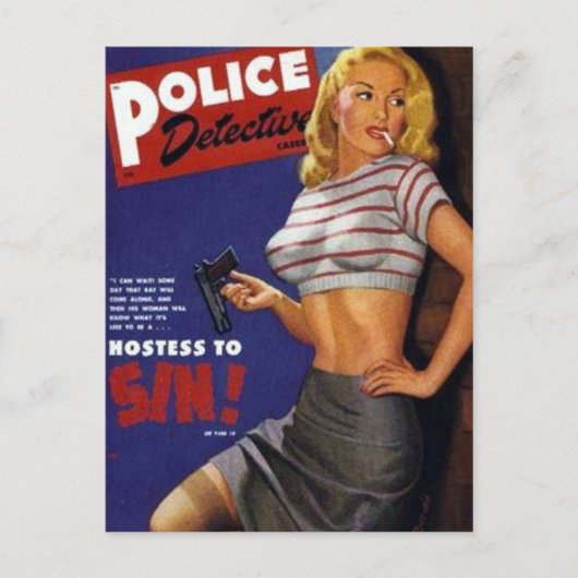 Carte Postale Modèle de conditionnement physique (Devant)