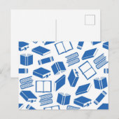 Carte Postale Modèle de livre (Devant / Derrière)