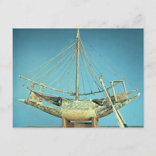 Carte Postale Modèle de l'un des bateaux du pharaon (Devant)