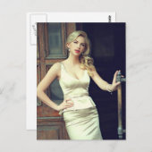 Carte Postale Modèle de mars du mois (Devant / Derrière)