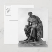 Carte Postale Modèle de monument à Jean-Jacques Rousseau (Devant / Derrière)