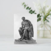 Carte Postale Modèle de monument à Jean-Jacques Rousseau (Debout devant)