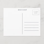 Carte Postale Modèle de photo de remerciement pour bébé garçon a (Dos)