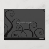 Carte Postale Modèle de photo d'hommage de prière mémorielle fun (Dos)