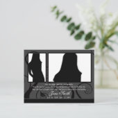 Carte Postale Modèle de photo d'hommage pour prière funéraire (Debout devant)