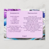 Carte Postale Modèle de recettes de petit-déjeuner de Pâques per (Dos)