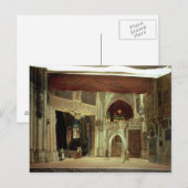 Carte Postale Modèle de scène pour l'opéra (Devant / Derrière)
