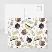 Carte Postale Modèle de sorts et de livres HARRY POTTER™ (Devant / Derrière)