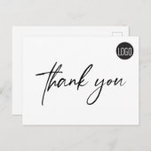 Carte Postale Modèle d'entreprise de reconnaissance de la client (Devant / Derrière)