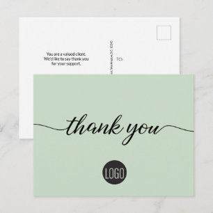 Carte Postale Modèle d'entreprise de reconnaissance de la client
