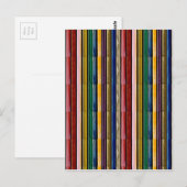 Carte Postale Modèle do-it-yourself Ajouter TEXTE IMAGE Rainbow  (Devant / Derrière)