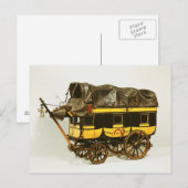 Carte Postale Modèle d'omnibus à quarante sièges (Devant / Derrière)