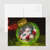 Carte Postale Modèle d'ornement de fête (Devant / Derrière)