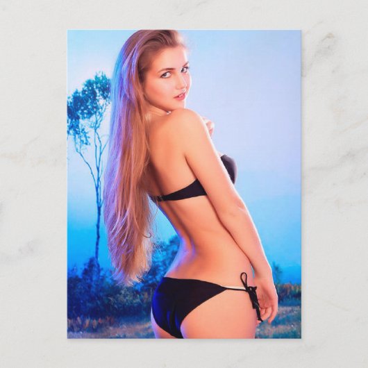 Carte Postale Modèle du mois de février (Devant)