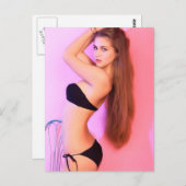 Carte Postale Modèle du mois de février (Devant / Derrière)