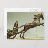 Carte Postale Modèle d'un char à deux chevaux (Devant / Derrière)