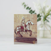 Carte Postale Modèle d'un cheval bardé et cavalier, c.1640 (Debout devant)