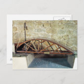 Carte Postale Modèle d'un pont tournant (Devant / Derrière)