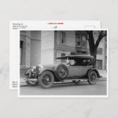 Carte Postale Modèle Dusenberg A (Devant / Derrière)