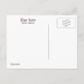 Carte postale Modèle Event Jazz Band (Dos)