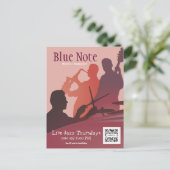 Carte postale Modèle Event Jazz Band (Debout devant)