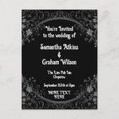 Carte Postale Modèle faire-part de mariage imprimable (Devant)