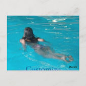 Carte Postale Modèle féminin natation Thunder_Cove (Dos)