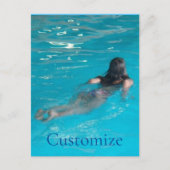 Carte Postale Modèle féminin natation Thunder_Cove (Devant)