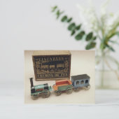 Carte Postale Modèle ferroviaire, c.1870 (Debout devant)