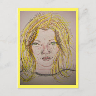 Carte Postale Modèle fille