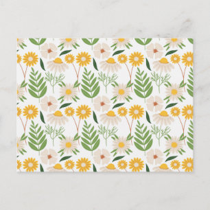 Carte Postale Modèle floral
