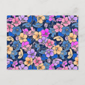 Carte Postale Modèle floral stylistique 46 (Devant)